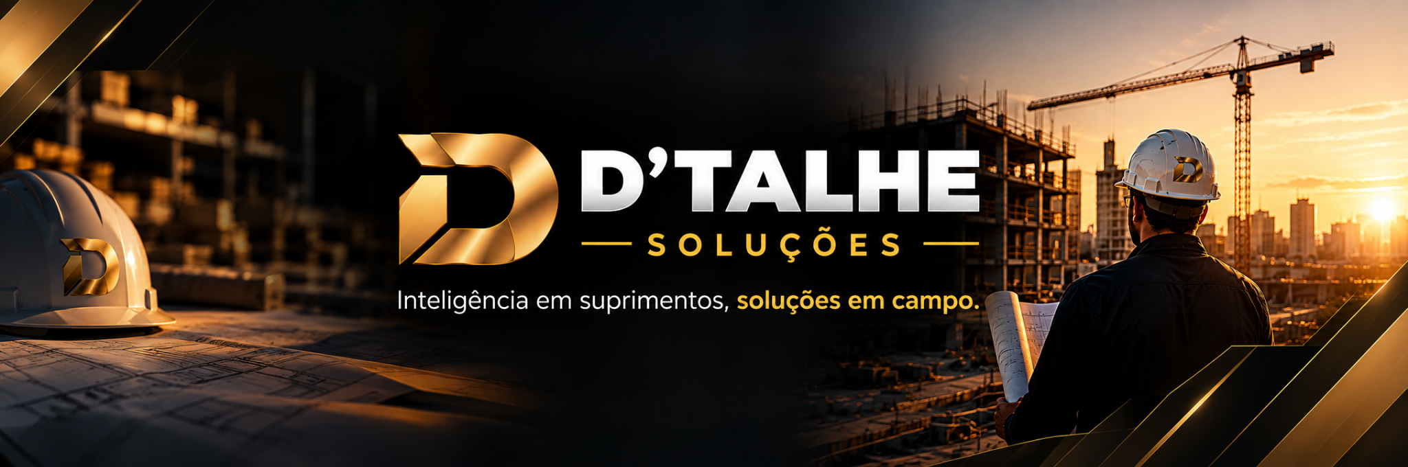 Construção civil e identidade visual D'TALHE SOLUÇÕES